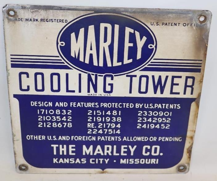 Marley Cooling Tower SSP Advertising Sign: 12" x 12"
