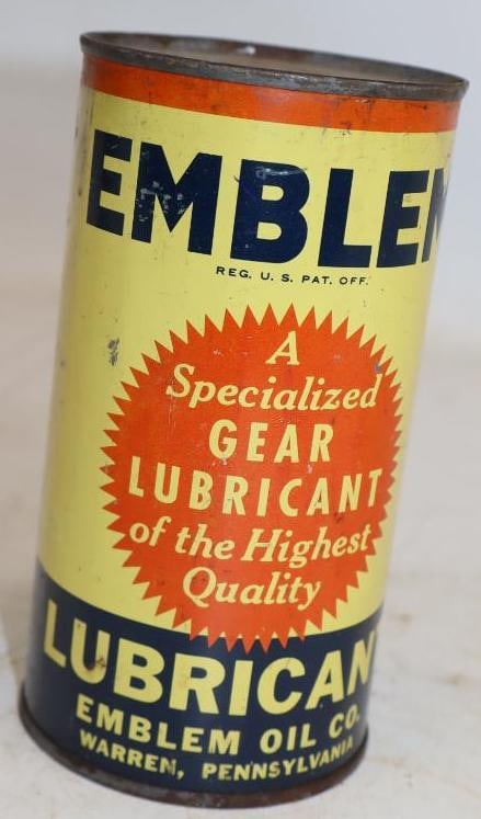 Emblem 1 Pound Gear Lubricant Grease Can (1 of 2)