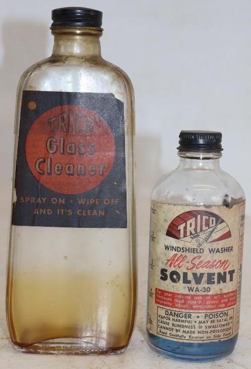 Group of 2 Trico Glass Cleaner & Solvent Bottles (1 of 2)