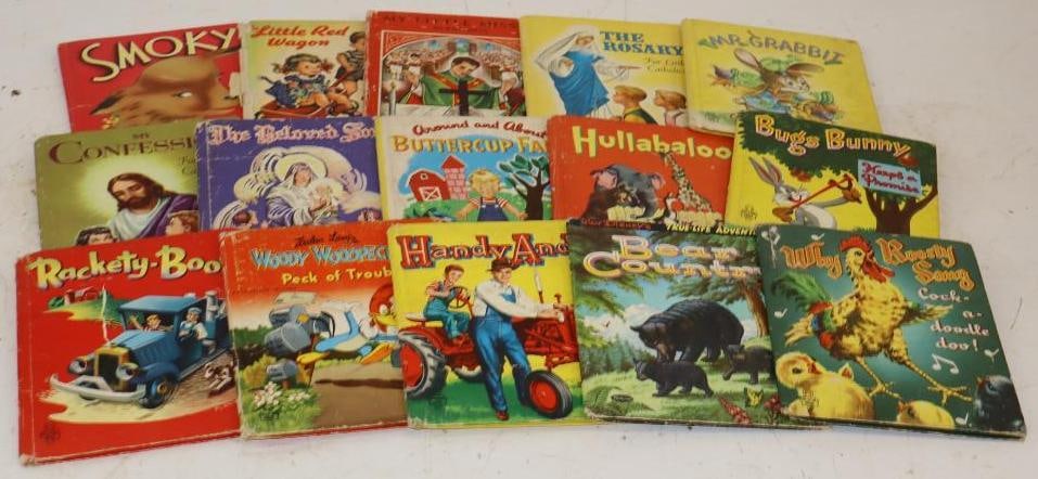 Group of 14 -1950's Children's Books: 5.5" x 6.5" each