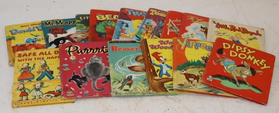 Group of 15 - 1950's Children's Books: 5.5" x 6.5" each