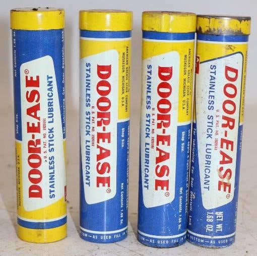 Group of 4 AGS Door Ease Stick Lubricant Cans (1 of 2)
