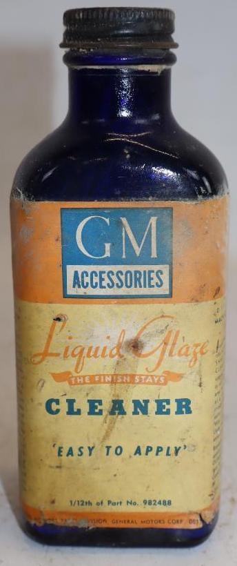 GM Accessories Liquid Glaze Cleaner Bottle: 8 oz empty