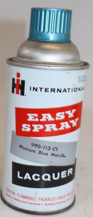 International Harvester Easy Spray Blue Metallic Paint Can: 11.75 oz