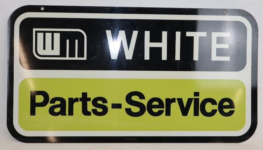 White Truck DST Parts & Service Advertising Sign (1 of 6)