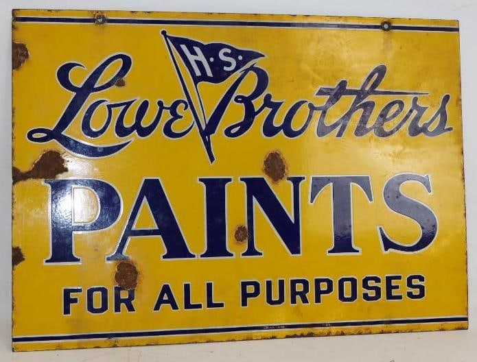 H.S. Lowe Brothers Paint Advertising Sign (1 of 4)