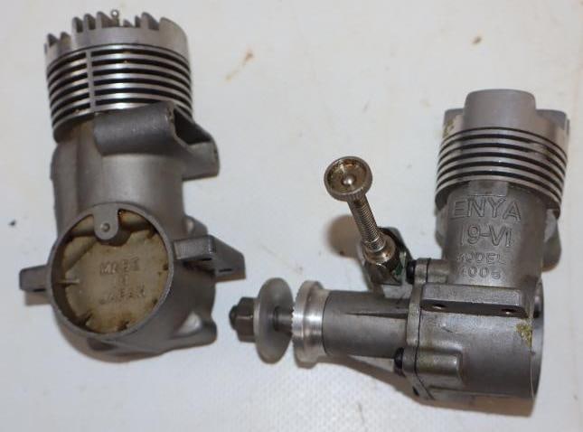Group of 2 Enya Model Airplane Engines (1 of 3)