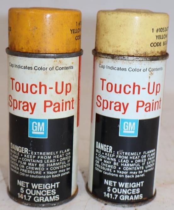 Group of 2 GM Touch Up Spray Paint Cans: 5 oz each
