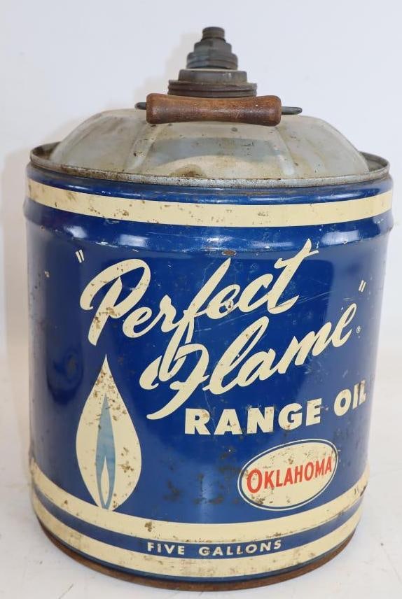 Oklahoma "Perfect Flame" 5 Gallon Range Oil Can: 11" x 11" x 15"