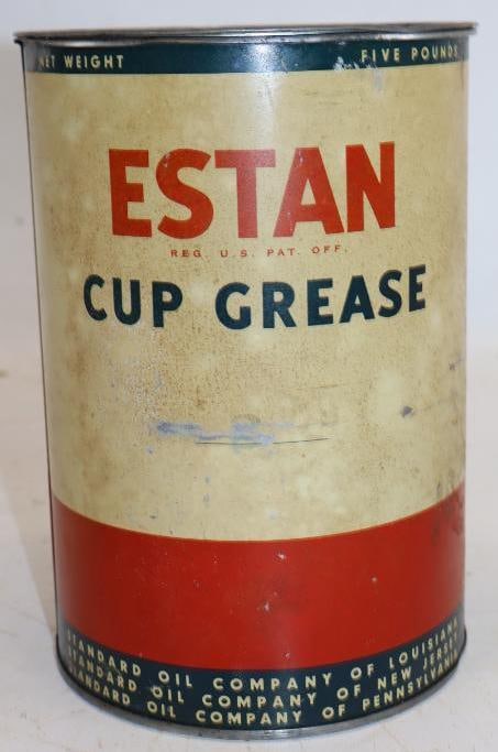Estan (Esso) 5Lb Cup Grease Can (1 of 2)
