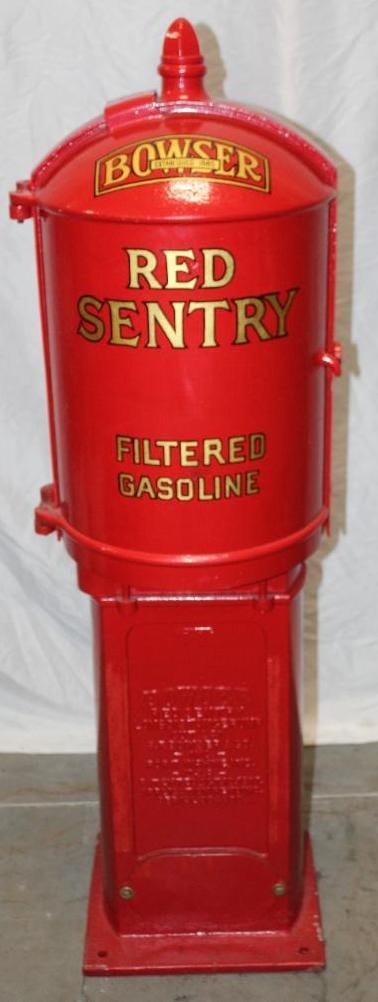 Bowser 241 Red Sentry Early Gas Pump (1 of 10)