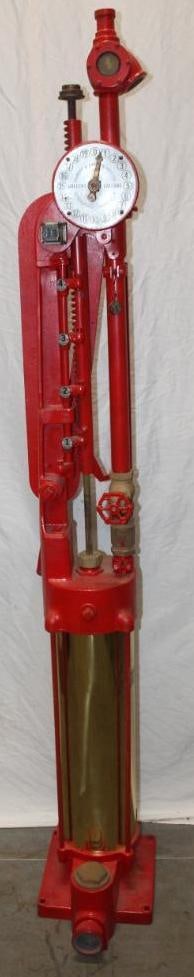 Gilbert & Barker Model 99 Early 20 Gal Gas Pump With Brass Cylinder (1 of 11)