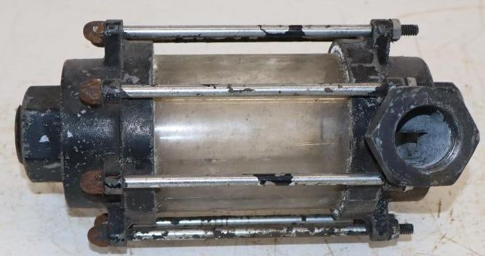 Clockface Visigauge Gas Pump Sight Glass: 5.5" x 4.5" x 9.5"