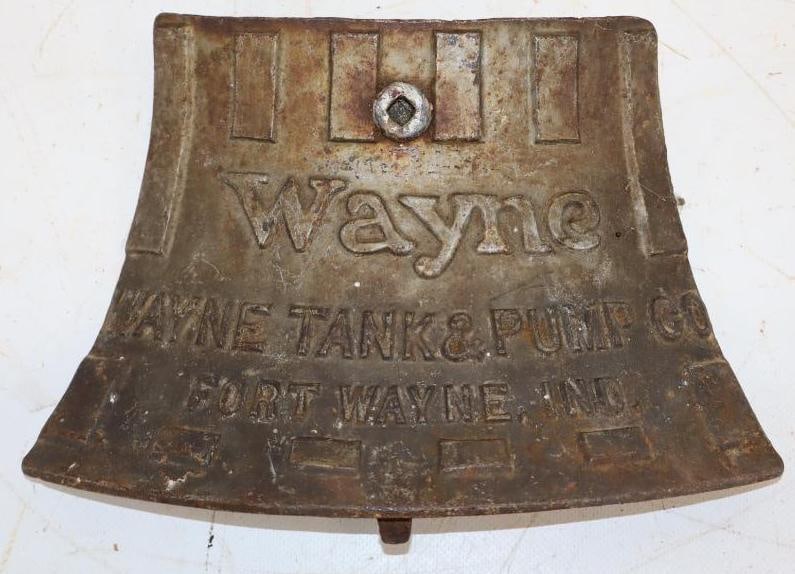 Original Wayne 491 Roman Column Visible Gas Pump Access Panel (1 of 2)