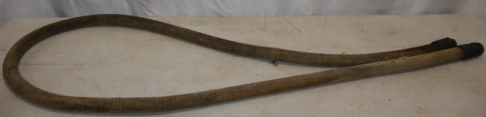 Early White Cloth Triple XD Visible Gas Pump Hose (1 of 7)