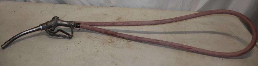 Red Rubber Hose With McDonald Gas Pump Nozzle (1 of 5)