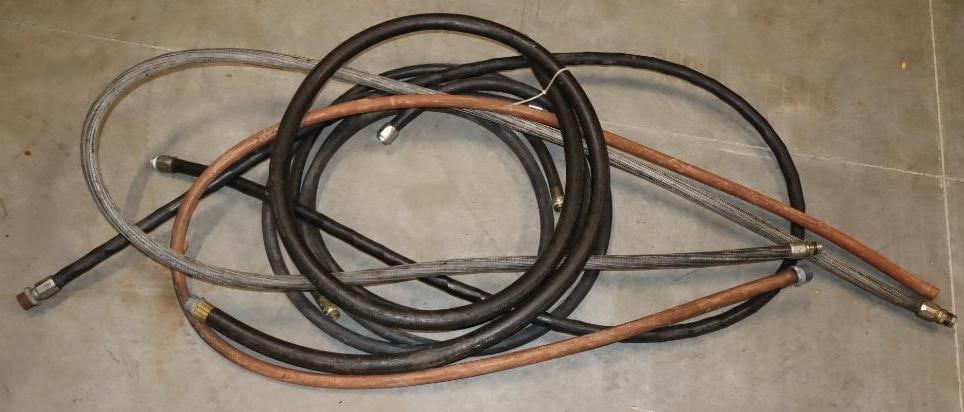 Group of 6 Black And Red Rubber Gas Pump Hoses (1 of 7)