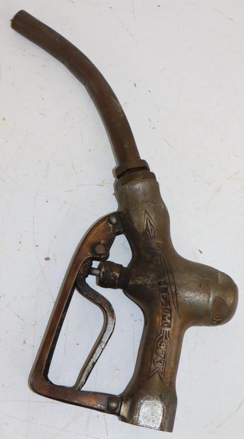 Tokheim 973 Brass Gas Pump Nozzle (1 of 4)