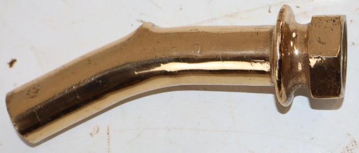 Banana Brass Gas Pump Nozzle (1 of 3)