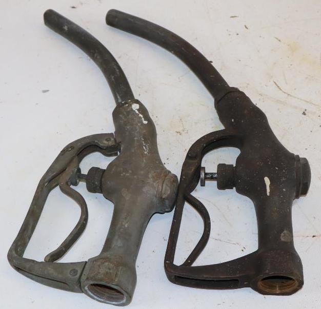 Group of 2 Brass Buckeye 800B Gas Pump Nozzles (1 of 3)