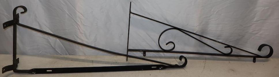 Group of 2 Metal Sign Hanging Brackets (1 of 4)