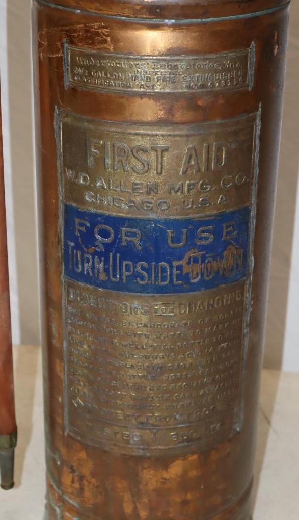 First Aid Brass 2.5 Gallon Fire Extinguisher (1 of 3)