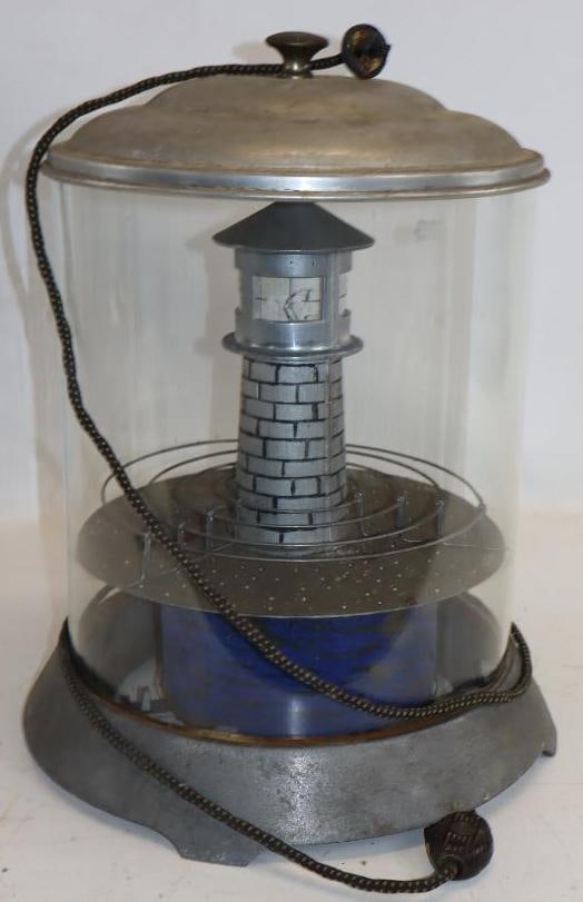 1931 Lighthouse Beaconhott Light Up Warming Nut Dispenser (1 of 5)