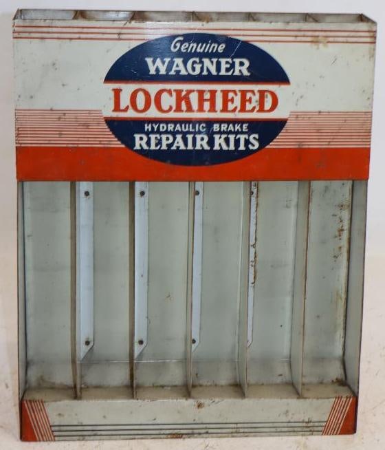 Wagner Lockheed Hydraulic Brake Repair Kits Metal Advertising Display (1 of 4)