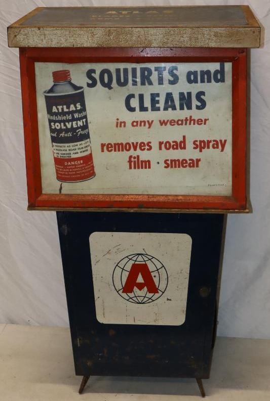 Atlas Windshield Wiper Blades Service Station 2 Wheel Supply Cabinet (1 of 10)