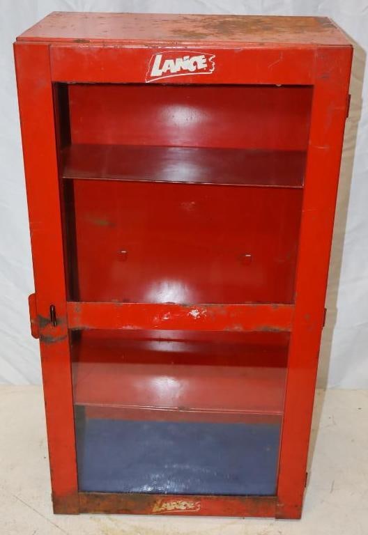 Lance Snacks Countertop Display Cabinet With Glass Sides: 14.5x9x26.5