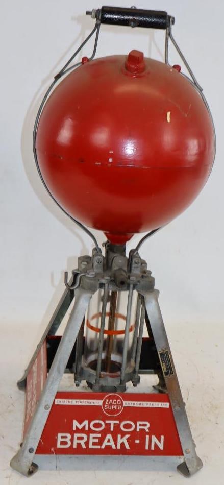 Zaco Super Motor Tune Up Flush Machine: 11" x 11" x 26"