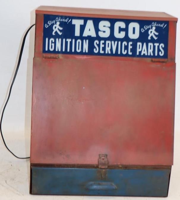 Tasco Light Up Ignition Parts Display Cabinet (1 of 5)