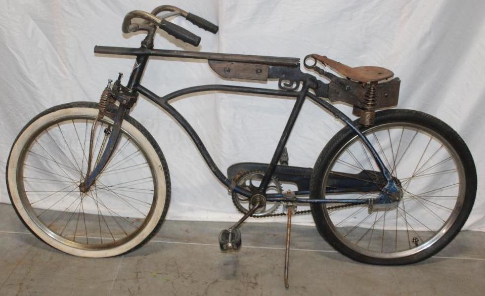 Western Flyer Springer Front End Custom Bike With Shotgun Modification (1 of 12)