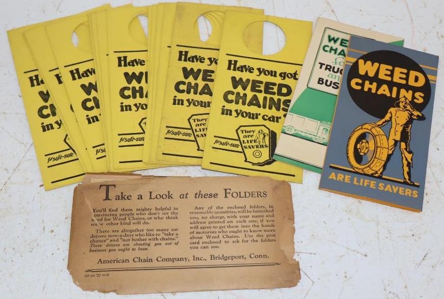 Group of 20 Weed Chains Advertising Pamphlets & Door Hangers (1 of 4)