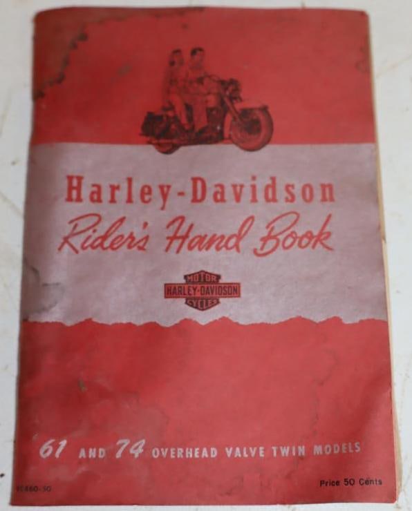 Harley Davidson Model 61 & 74 Twin Valve Model Writers Handbook (1 of 3)