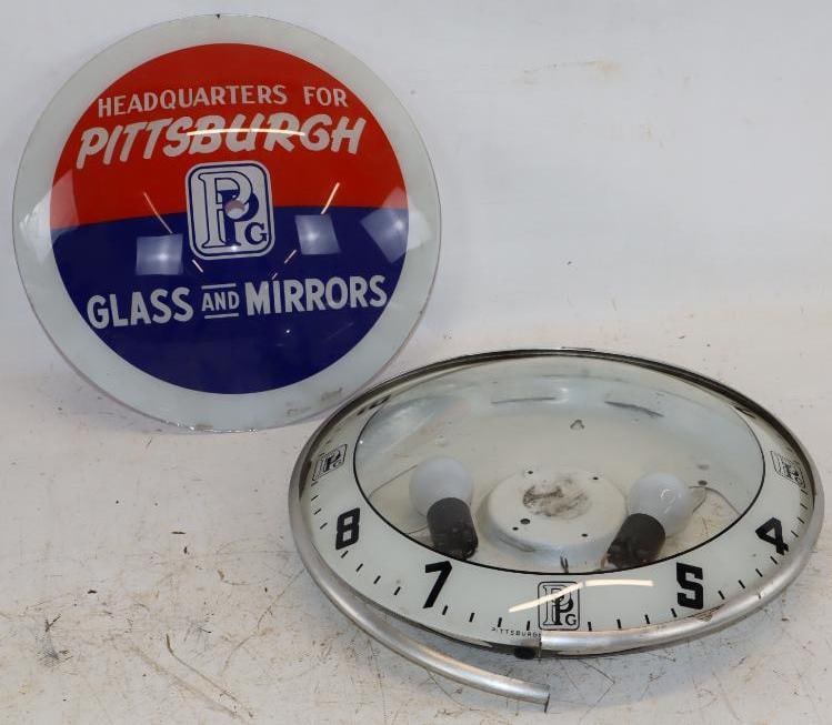 PPG Double Bubble Glass Clock Parts (1 of 4)