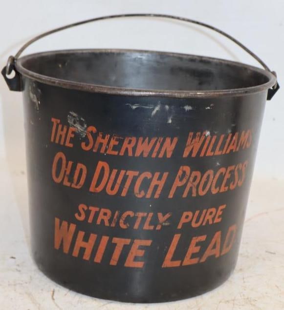 Sherwin Williams Paint Old Dutch White Lead Advertising Can (1 of 3)