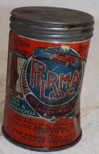 Permalock Early Auto & Motorcycle Tire Repair Kit Tin (1 of 2)