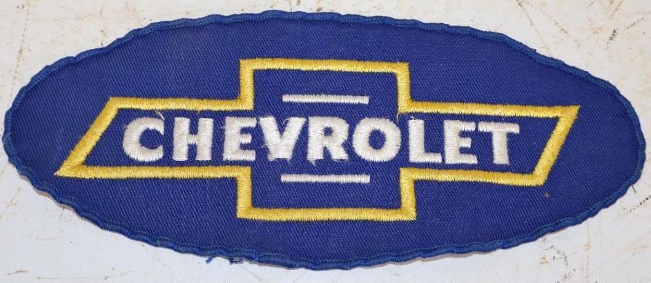 Large Chevrolet Advertising Coat Patch: 9" x 4"