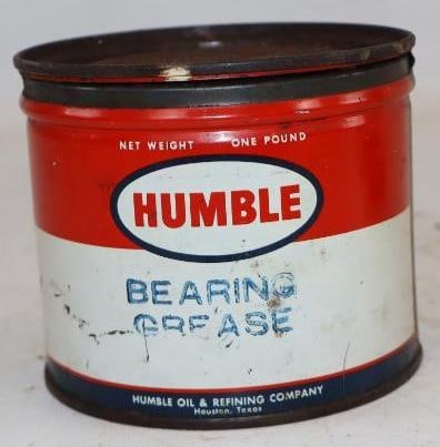 Humble Oil 1 Pound Grease Can (1 of 2)