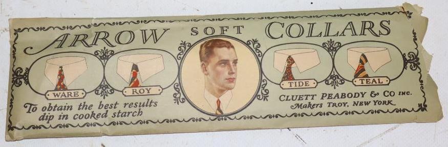 Early Arrow Soft Collars in Original Packaging: 9.75" x 3"