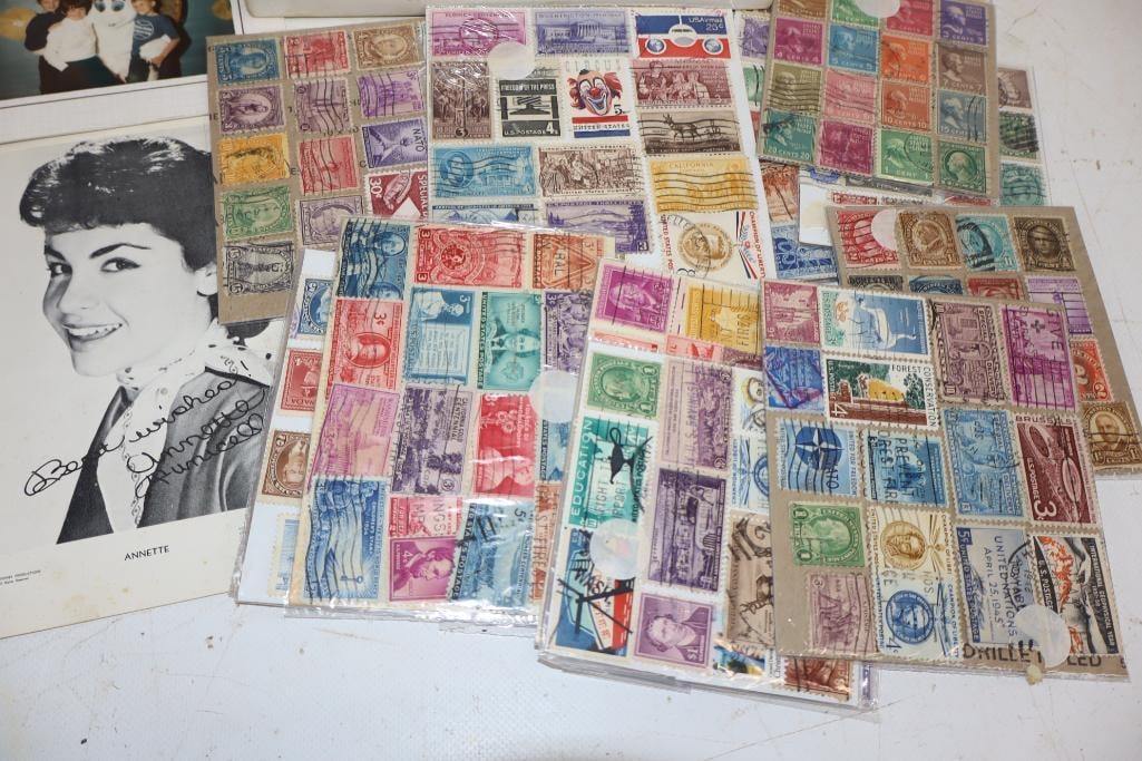 Large Group of Used 3 Cent & Foreign Stamps (1 of 5)