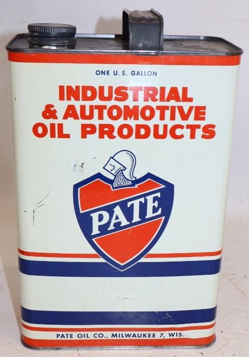 Pate Industrial & Automotive 1 Gal Oil Can: 4x6.5x10