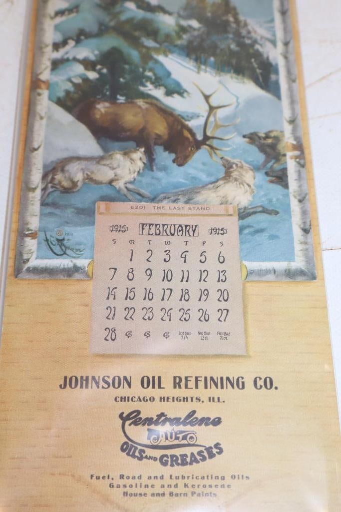 1915 Johnson Oil Refining February Calendar (1 of 3)