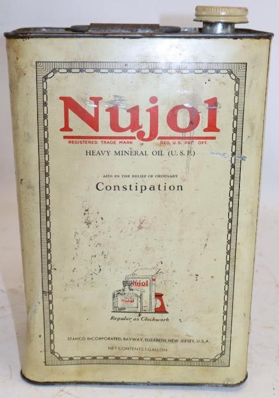 Stanco Nujol Mineral 1 Gal Oil Can: 4x6.5x10