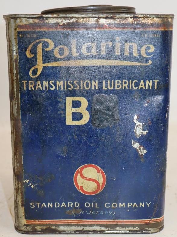 Standard Oil of NJ Polarine BB Transmission 10 Lb Grease Can (1 of 4)