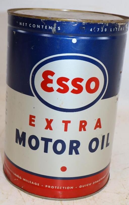 Esso Extra 5 Qt Oil Can (1 of 3)