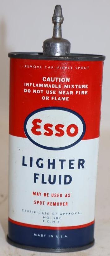 Esso Oval Lead Top Handy Oiler Lighter Fluid (1 of 2)