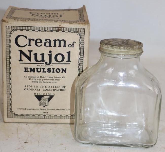 Stanco Cream of Nujol Powdered Mineral Oil Box: 1 Pint Box