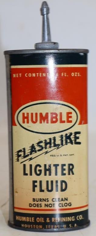 Humble Flashlike Oval Lead Top Lighter Fluid Can (1 of 2)